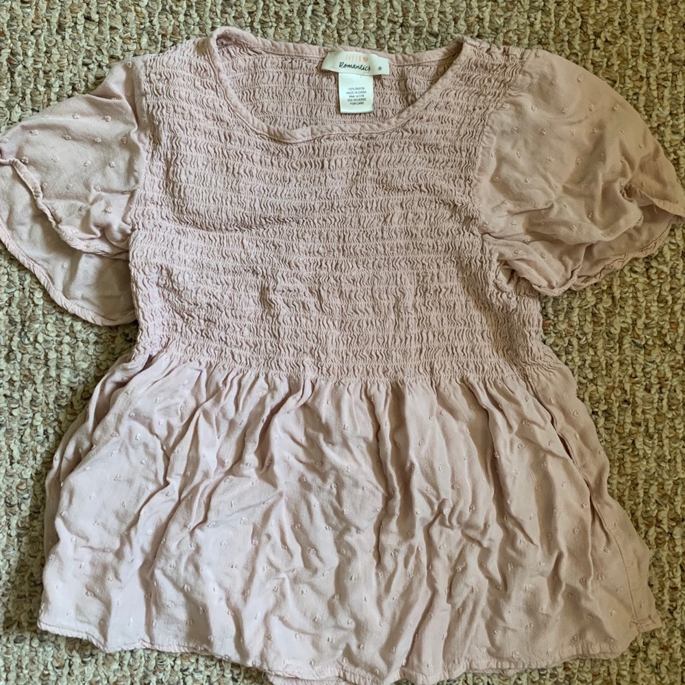 Cute Pink Babydoll Top